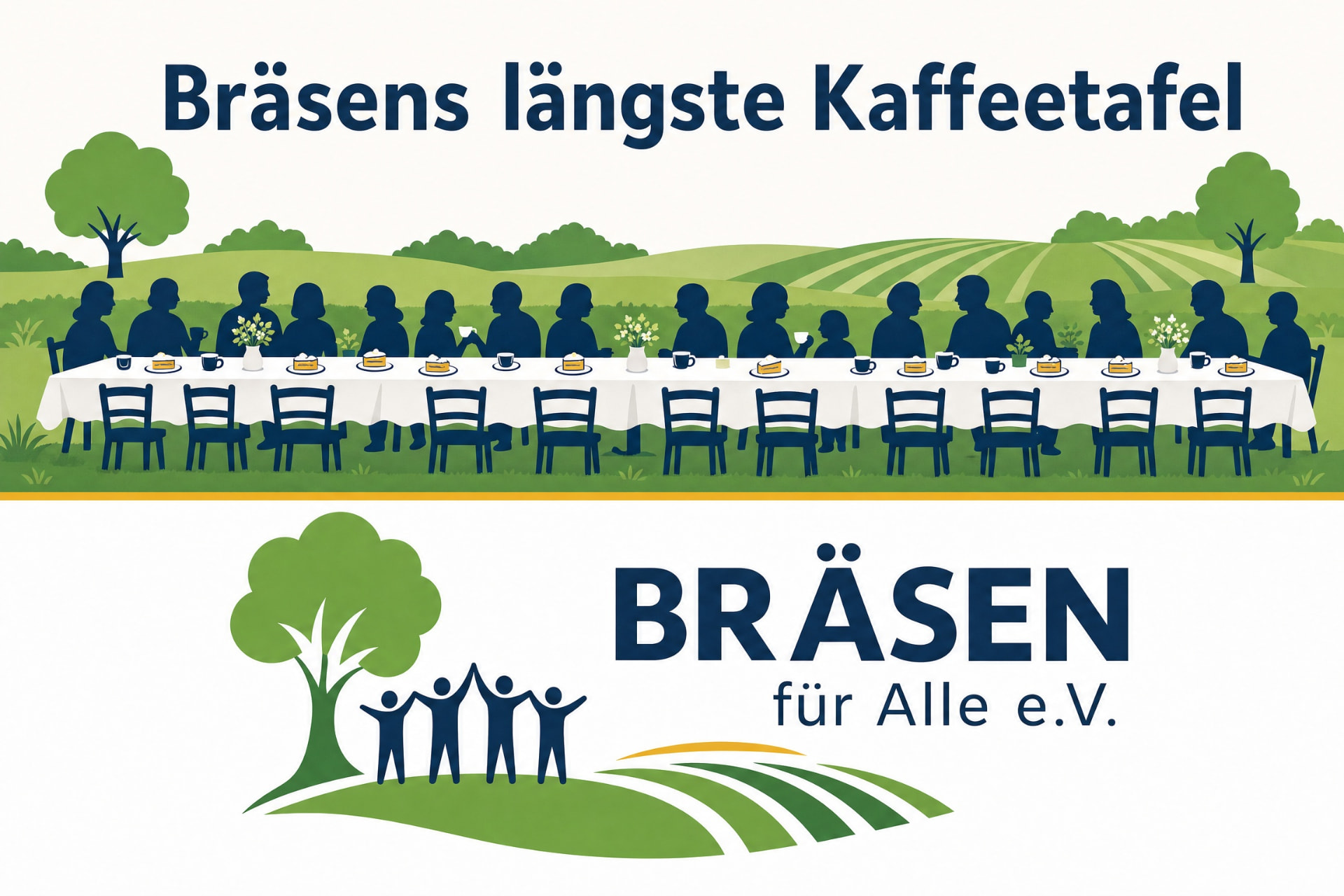 Bräsens längste Kaffeetafel